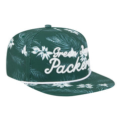 Palm Print A-Frame 9FIFTY Snapback Hat - Green Bay Packers Hats