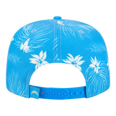 Palm Print A-Frame 9FIFTY Snapback Hat - Los Angeles Chargers Hats