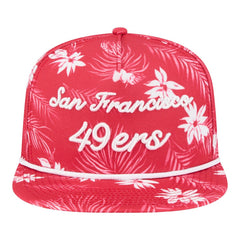 Palm Print A-Frame 9FIFTY Snapback Hat - San Francisco 49ers Hats