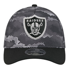 Camo A-Frame 39THIRTY Flex Hat - Las Vegas Raiders Hats