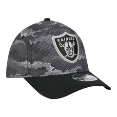 Camo A-Frame 39THIRTY Flex Hat - Las Vegas Raiders Hats