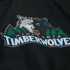 Mitchell & Ness Minnesota Timberwolves Playmaker Full-Zip Hooded Windbreaker Jacket
