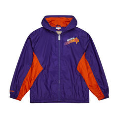Mitchell & Ness Phoenix Suns Playmaker Full-Zip Hooded Windbreaker Jacket