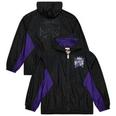 Mitchell & Ness Sacramento Kings Playmaker Full-Zip Hooded Windbreaker Jacket