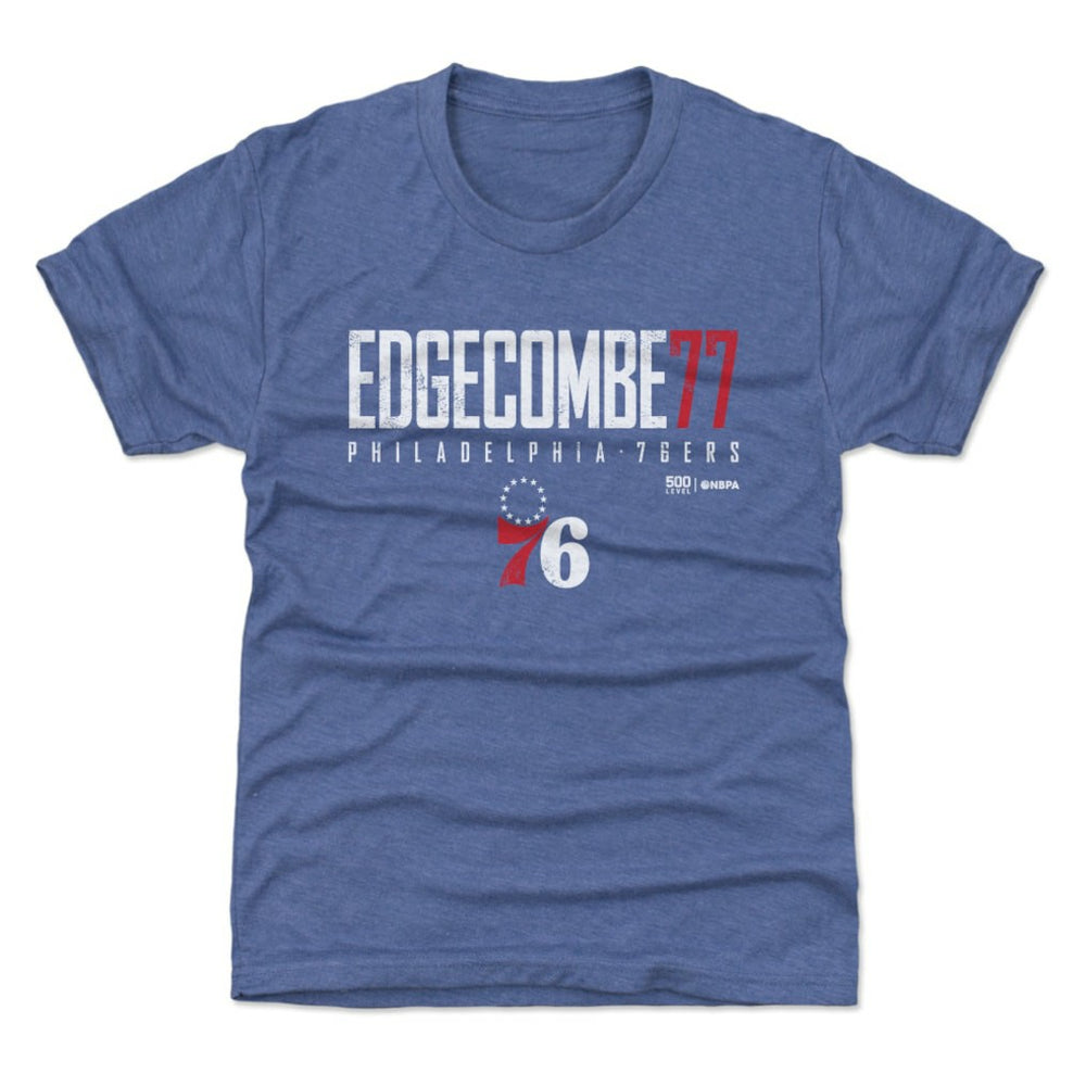 VJ Edgecombe Philadelphia 76ers 500 Level Youth Elite Name & Number T-Shirt