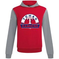 Red Texas Rangers Levelwear Throwback Ultimate Banner Arch Hoodie