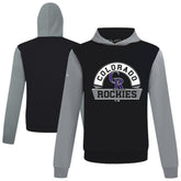 Black Colorado Rockies Levelwear Throwback Ultimate Banner Arch Hoodie