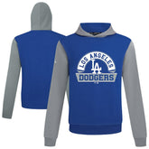 Royal Los Angeles Dodgers Levelwear Throwback Ultimate Banner Arch Hoodie