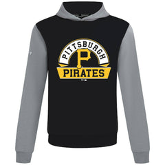 Black Pittsburgh Pirates Levelwear Throwback Ultimate Banner Arch Hoodie