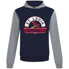 Navy St. Louis Cardinals Levelwear Throwback Ultimate Banner Arch Hoodie