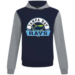 Navy Tampa Bay Rays Levelwear Throwback Ultimate Banner Arch Hoodie