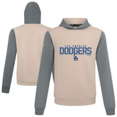 Sand Los Angeles Dodgers Levelwear Throwback Carve Ultimate Hoodie