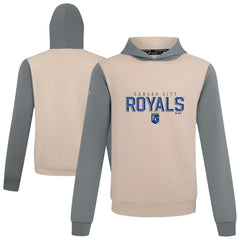 Sand Kansas City Royals Levelwear Throwback Carve Ultimate Hoodie