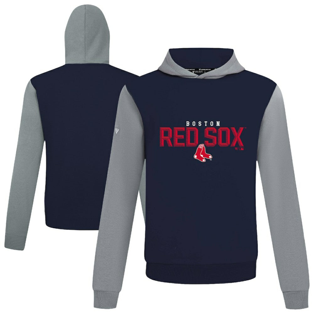 Navy Boston Red Sox Levelwear Throwback Carve Ultimate Hoodie