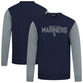College Navy Seattle Mariners Levelwear Throwback Ultimate Carve Sweatshirt