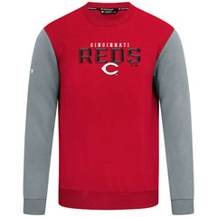Red Cincinnati Reds Levelwear Throwback Ultimate Carve Sweatshirt