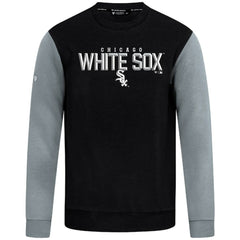 Black Chicago White Sox Levelwear Throwback Ultimate Carve Sweatshirt