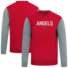 Red Los Angeles Angels Levelwear Throwback Ultimate Carve Sweatshirt