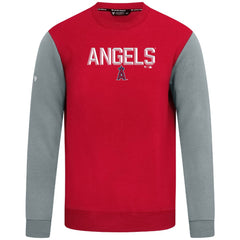 Red Los Angeles Angels Levelwear Throwback Ultimate Carve Sweatshirt