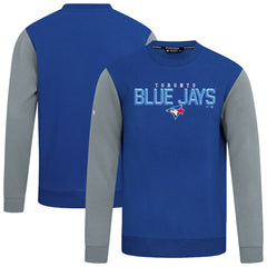 Royal Toronto Blue Jays Levelwear Throwback Ultimate Carve Sweatshirt