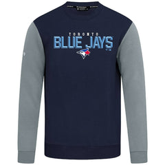 Navy Toronto Blue Jays Levelwear Throwback Ultimate Carve Sweatshirt