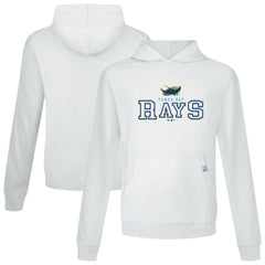 White Tampa Bay Rays Levelwear Relay Journey Pullover Hoodie
