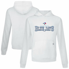 White Toronto Blue Jays Levelwear Relay Journey Pullover Hoodie
