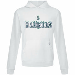 White Seattle Mariners Levelwear Relay Journey Pullover Hoodie