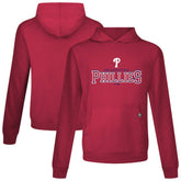 Red Philadelphia Phillies Levelwear Relay Journey Pullover Hoodie