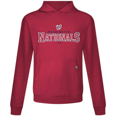 Red Washington Nationals Levelwear Relay Journey Pullover Hoodie