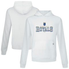 White Kansas City Royals Levelwear Relay Journey Pullover Hoodie