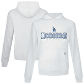 White Los Angeles Dodgers Levelwear Relay Journey Pullover Hoodie