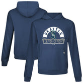 Navy Seattle Mariners Levelwear Relay Banner Arch Pullover Hoodie
