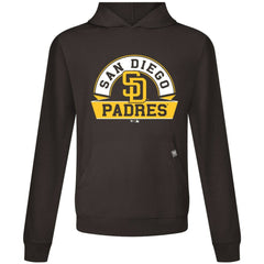 Brown San Diego Padres Levelwear Relay Banner Arch Pullover Hoodie