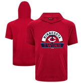 Red Minnesota Twins Levelwear Phase Banner Arch Hoodie T-Shirt