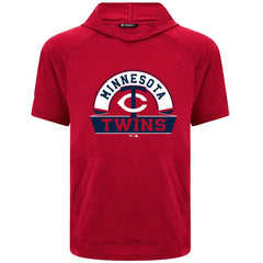 Red Minnesota Twins Levelwear Phase Banner Arch Hoodie T-Shirt