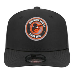 Black Baltimore Orioles New Era Circle 9SEVENTY Adjustable Hat