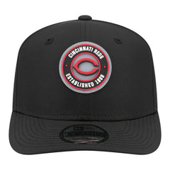 Black Cincinnati Reds New Era Circle 9SEVENTY Adjustable Hat