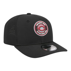 Black Cincinnati Reds New Era Circle 9SEVENTY Adjustable Hat