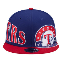 Royal/Red Texas Rangers New Era Stretched Two-Tone 9FIFTY Adjustable Hat