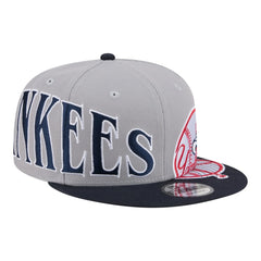Gray/Navy New York Yankees New Era Stretched Two-Tone 9FIFTY Adjustable Hat