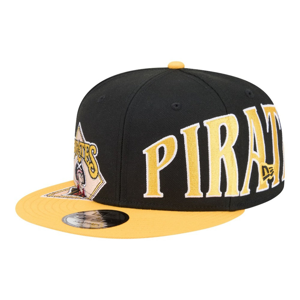 Black/Gold Pittsburgh Pirates New Era Stretched Two-Tone 9FIFTY Adjustable Hat