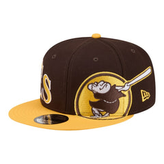 Brown/Gold San Diego Padres New Era Stretched Two-Tone 9FIFTY Adjustable Hat