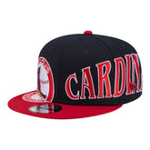 Navy/Red St. Louis Cardinals New Era Stretched Two-Tone 9FIFTY Adjustable Hat