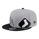 Gray/Black Chicago White Sox New Era Stretched Two-Tone 9FIFTY Adjustable Hat