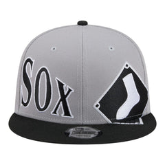 Gray/Black Chicago White Sox New Era Stretched Two-Tone 9FIFTY Adjustable Hat
