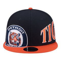 Navy/Orange Detroit Tigers New Era Stretched Two-Tone 9FIFTY Adjustable Hat