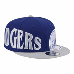 Royal/Gray Los Angeles Dodgers New Era Stretched Two-Tone 9FIFTY Adjustable Hat