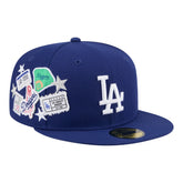 Royal Los Angeles Dodgers New Era City Patch 59FIFTY Fitted Hat