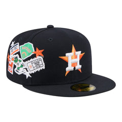 Navy Houston Astros New Era City Patch 59FIFTY Fitted Hat
